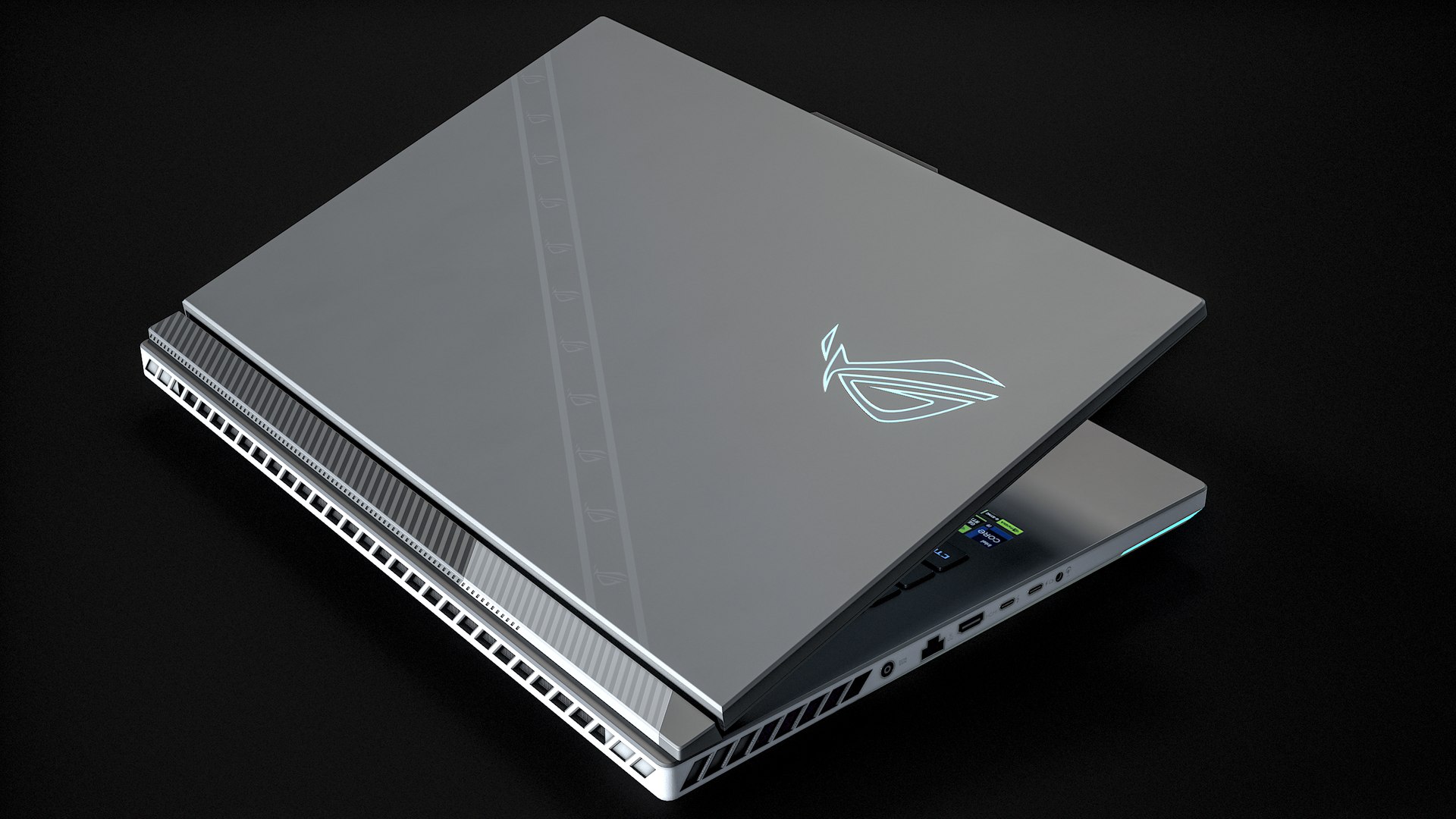 Asus Rog Strix Scar 18 Gaming Laptop Animated PBR 3D model https://p.turbosquid.com/ts-thumb/Hx/o9j7nG/6r/r1_viewport_003/png/1697909081/1920x1080/fit_q87/ef2dda19b1f896c6022e2e5beb603e0c5971956e/r1_viewport_003.jpg