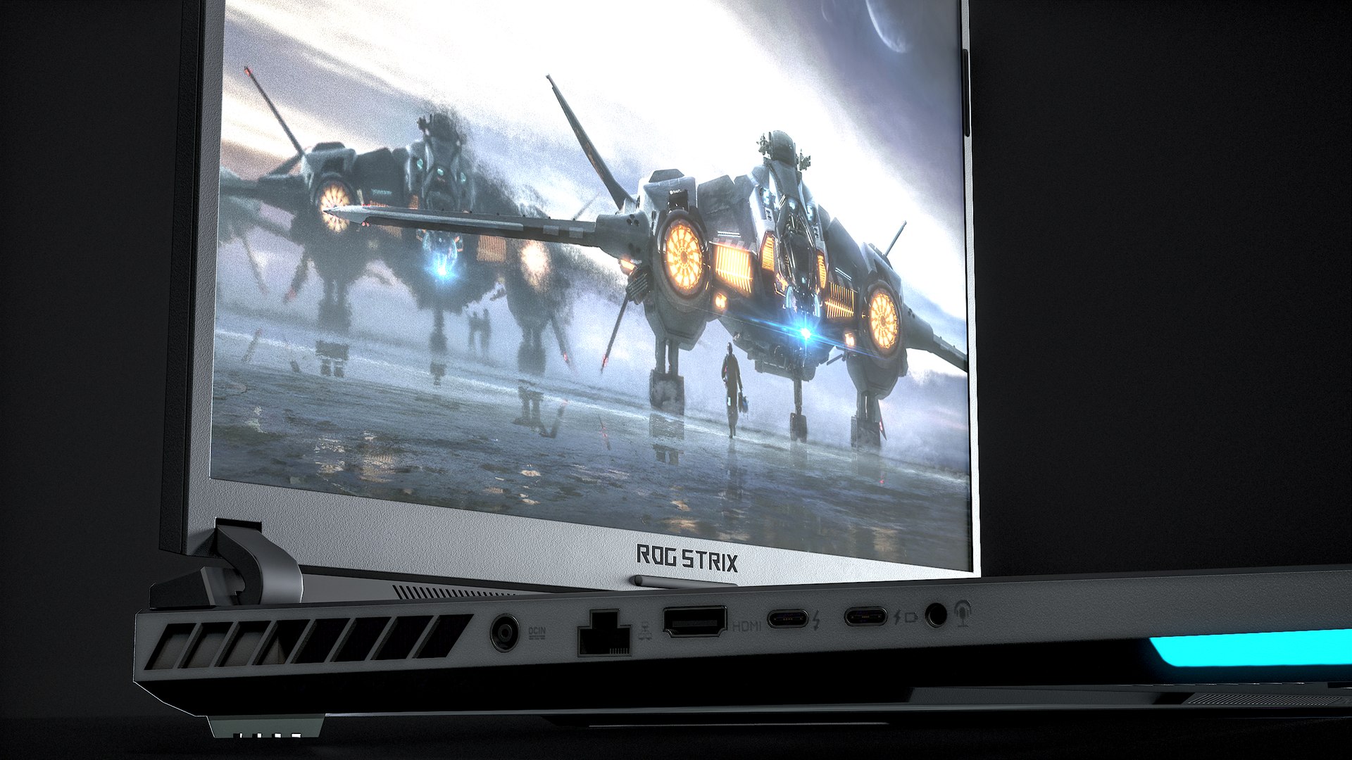 Asus Rog Strix Scar 18 Gaming Laptop Animated PBR 3D model https://p.turbosquid.com/ts-thumb/Hx/o9j7nG/Eu/r_viewport_034/png/1697909145/1920x1080/fit_q87/90039b5986bfd9f8e0baf65f4b80ad07face8527/r_viewport_034.jpg