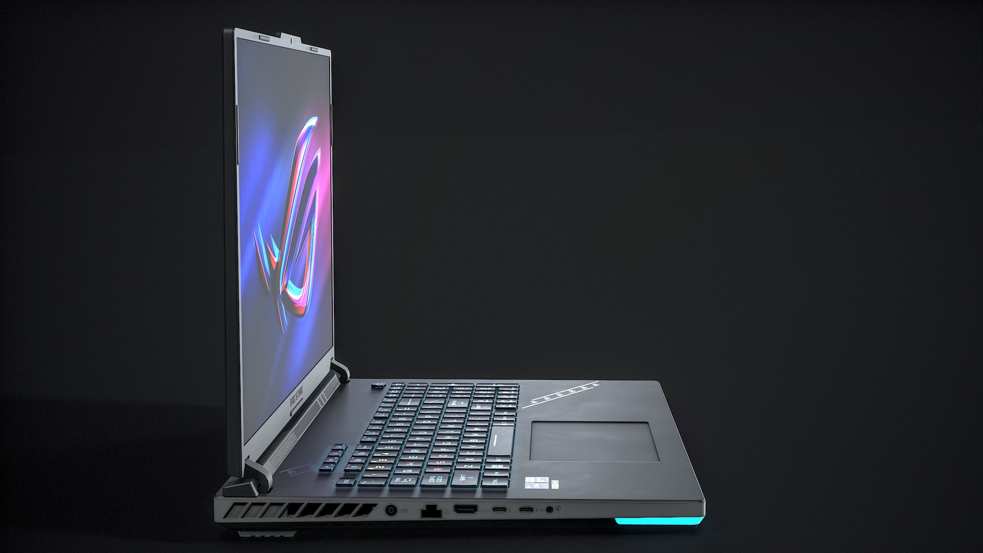 Asus Rog Strix Scar 18 Gaming Laptop Animated PBR 3D model https://p.turbosquid.com/ts-thumb/Hx/o9j7nG/yP/r_viewport_016/png/1697909126/1920x1080/fit_q87/fb75e0279da1be39913d8f29777521e8c0d5b07b/r_viewport_016.jpg