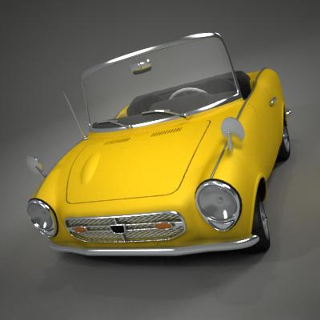 Honda S800 Toon 3d Model