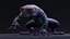 Blue Frog Character - Rigged  Animated  Different Poses Game Ready