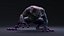 Blue Frog Character - Rigged  Animated  Different Poses Game Ready