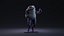 Blue Frog Character - Rigged  Animated  Different Poses Game Ready