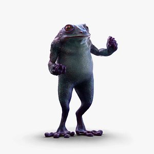 Cartoon Frog 3D Models for Download
