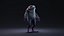 Blue Frog Character - Rigged  Animated  Different Poses Game Ready