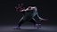 Blue Frog Character - Rigged  Animated  Different Poses Game Ready