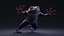Blue Frog Character - Rigged  Animated  Different Poses Game Ready
