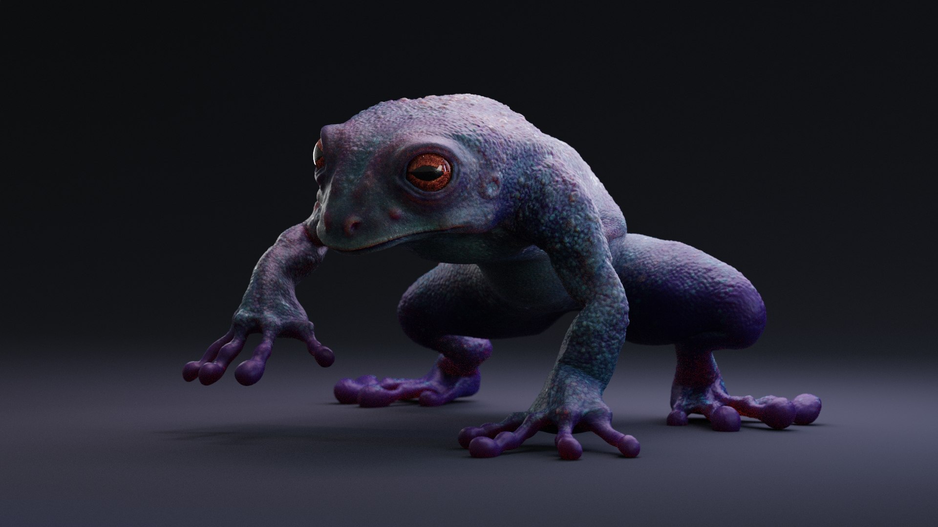 3D Blue Frog Character - Rigged  Animated  Different Poses Game Ready model https://p.turbosquid.com/ts-thumb/Hx/pEqg1J/rp/rest_pose_colored_40/jpg/1663460694/1920x1080/fit_q87/5bc1ab37c815e8650baf9fec543393d11207ef01/rest_pose_colored_40.jpg