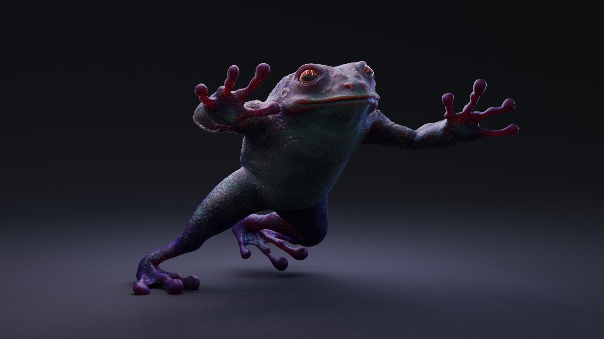 3D Blue Frog Character - Rigged  Animated  Different Poses Game Ready model https://p.turbosquid.com/ts-thumb/Hx/pEqg1J/vv/rest_pose_colored_25/jpg/1663460686/1920x1080/fit_q87/56ae62e45b9753d57b2ef2ef6bdbe2b26b4367dc/rest_pose_colored_25.jpg