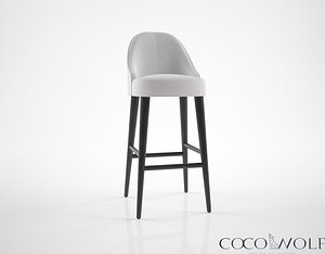 Coco Wolf Zave bar stool