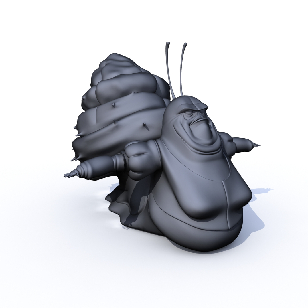 3d Model Snail