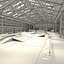 Skate Park Indoor Warehouse Interior
