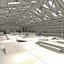 Skate Park Indoor Warehouse Interior