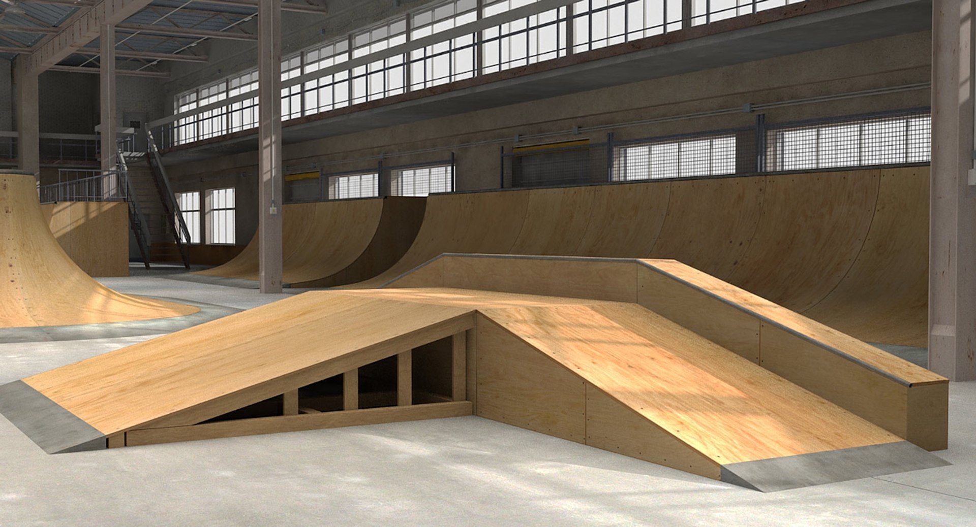 3d max skate park warehouse interior https://p.turbosquid.com/ts-thumb/Hx/wyi8Pw/MvLKyzWn/skateparka_007/jpg/1424545012/1920x1080/fit_q87/04c6f2227b275df401d0a9ff0b2b2b4c41a7d260/skateparka_007.jpg