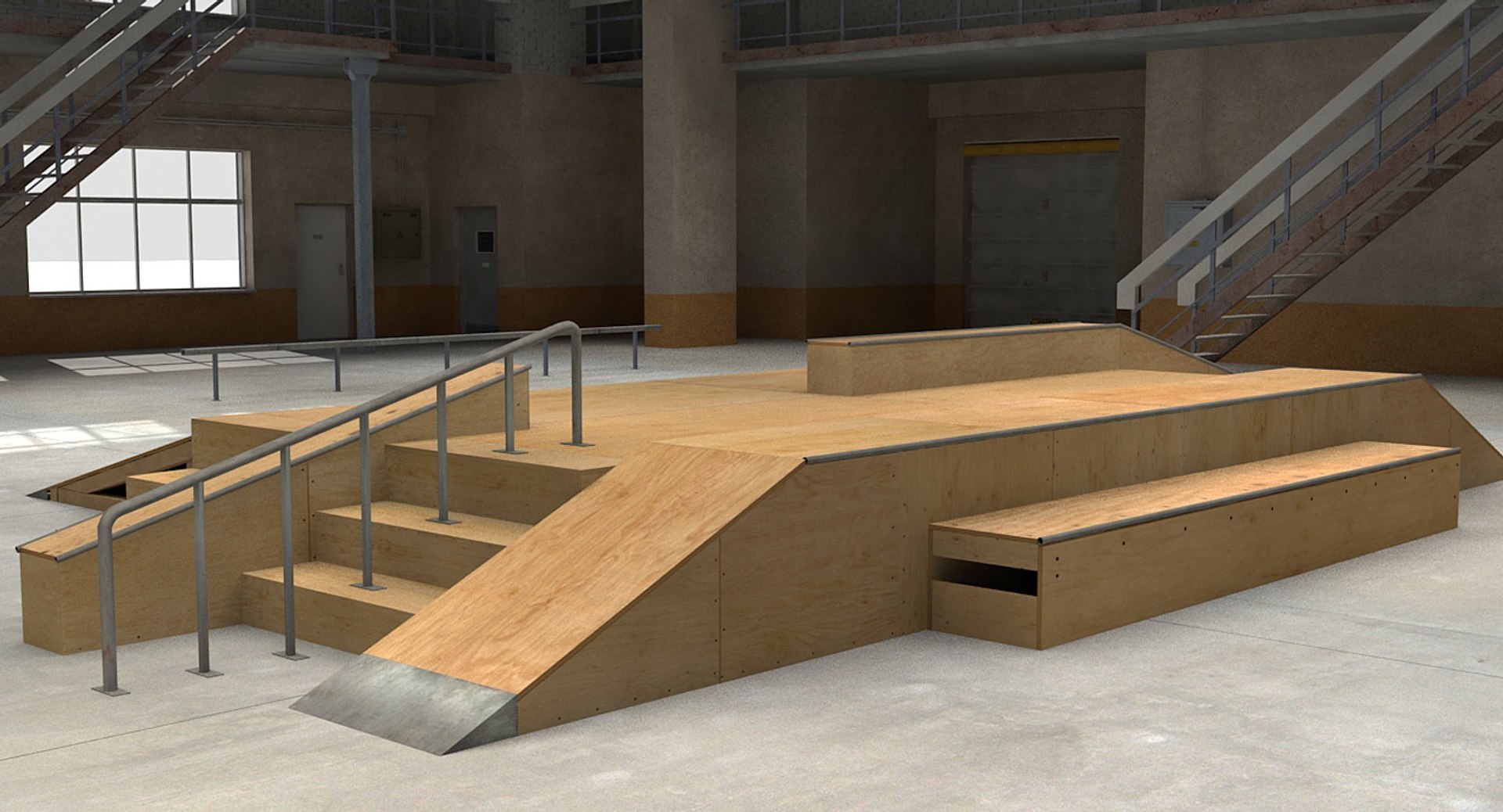3d max skate park warehouse interior https://p.turbosquid.com/ts-thumb/Hx/wyi8Pw/jWs97I9w/skateparka_006/jpg/1424545012/1920x1080/fit_q87/2d437940854fb76fd4b2c94c2b2f451d9fc46de8/skateparka_006.jpg