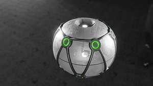 3D model Sci-Fi Bomb  Grenade