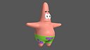 Patrick Star Movie Character Cinematic 8K