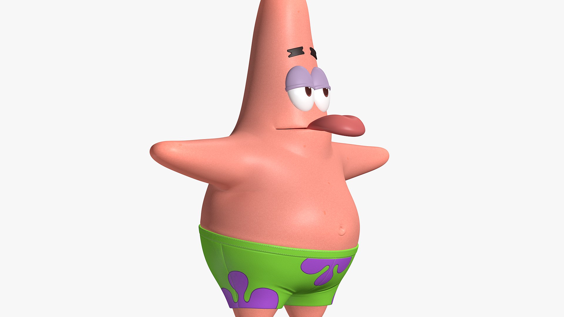 Patrick Star Movie Character Cinematic 8K 3D Model - TurboSquid 2025270
