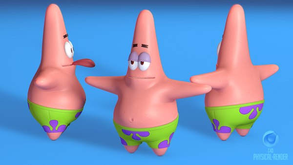 Patrick Star Movie Character Cinematic 8K 3D model - TurboSquid 2025270