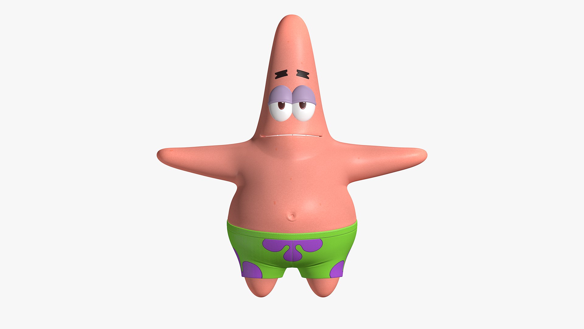 Patrick Star Movie Character Cinematic 8K 3D Model - TurboSquid 2025270