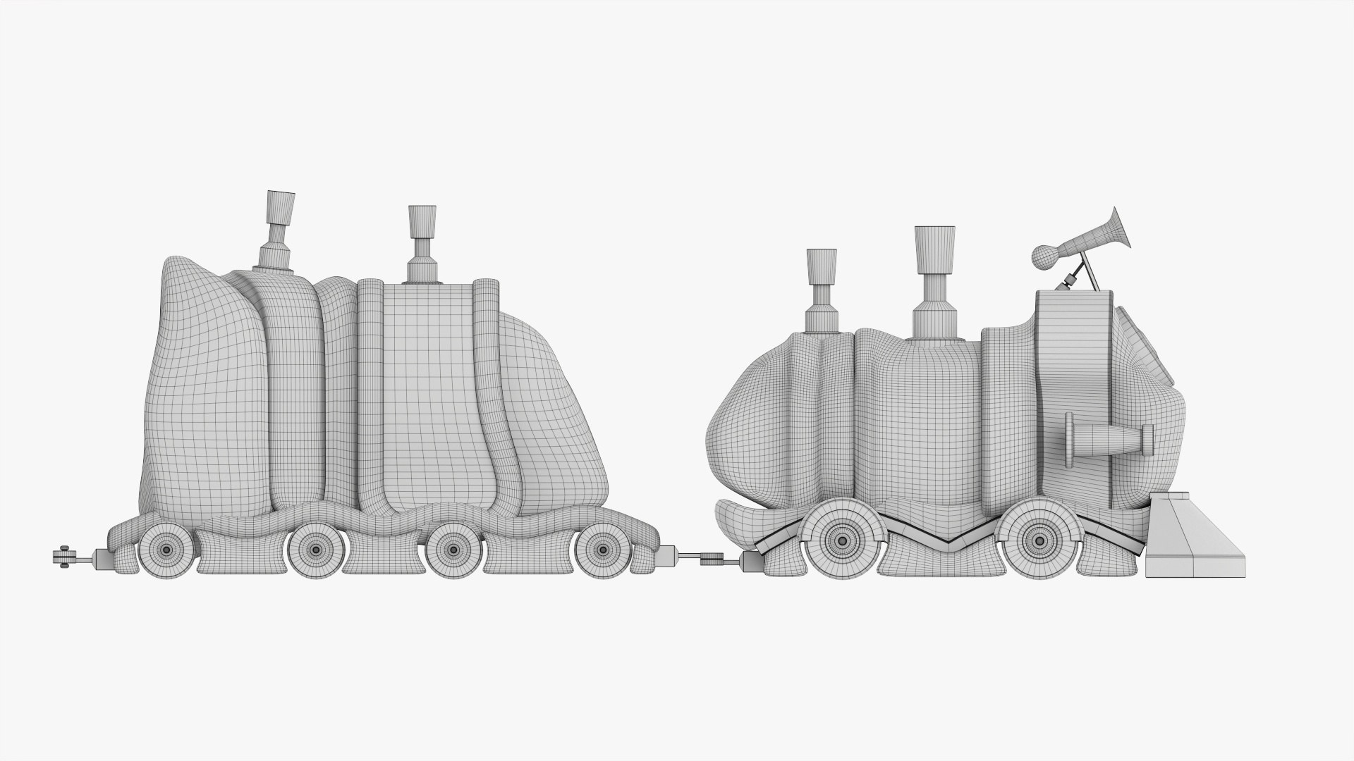 Free Toy Train Model - TurboSquid 1733480