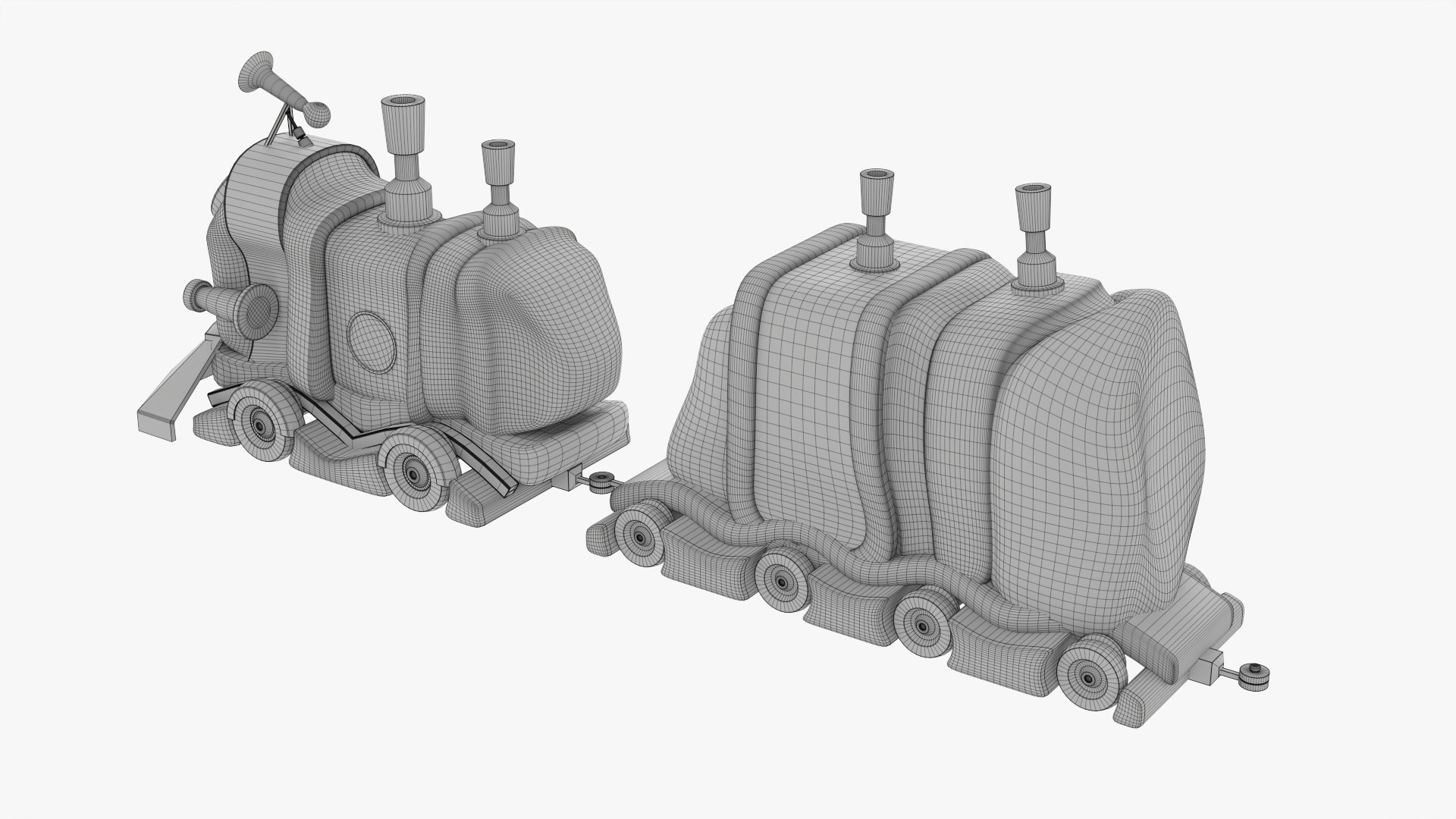 Free Toy Train Model - TurboSquid 1733480