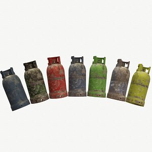 Oriental rusted gas cylinder 2 PBR