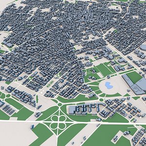 Ravenna City Emilia Romagna region Italy 3D