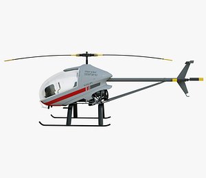 helicopter lights 3D model