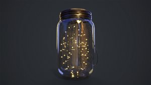 Mason Jar LED Lantern model