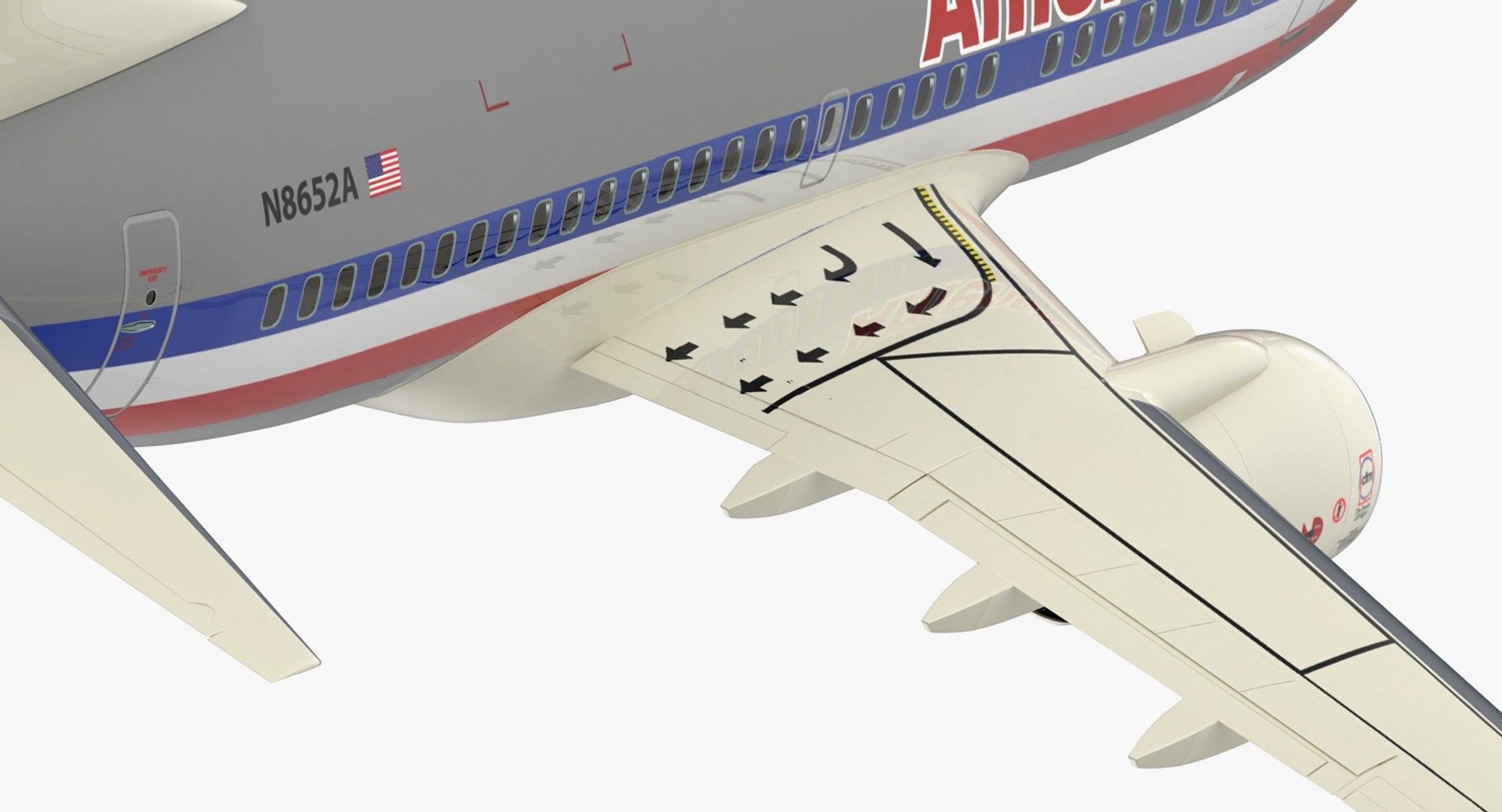 3D model boeing 737-600 american airlines - TurboSquid 1151373