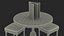 Restaurant High Table with Menu