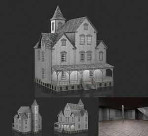 Old Abandoned House 1 model