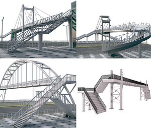 predestrian bridge 1 3D