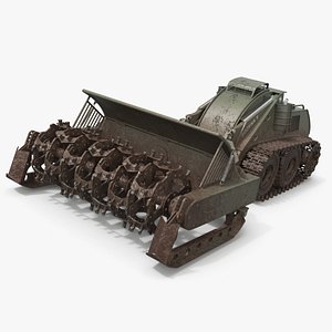 Bozena 5 Remote Mine Clearance Vehicle Military Green Used