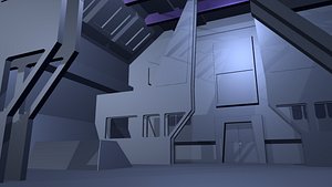 sci-fi tunnel model