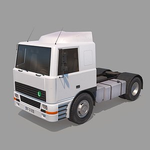semi truck 3D model
