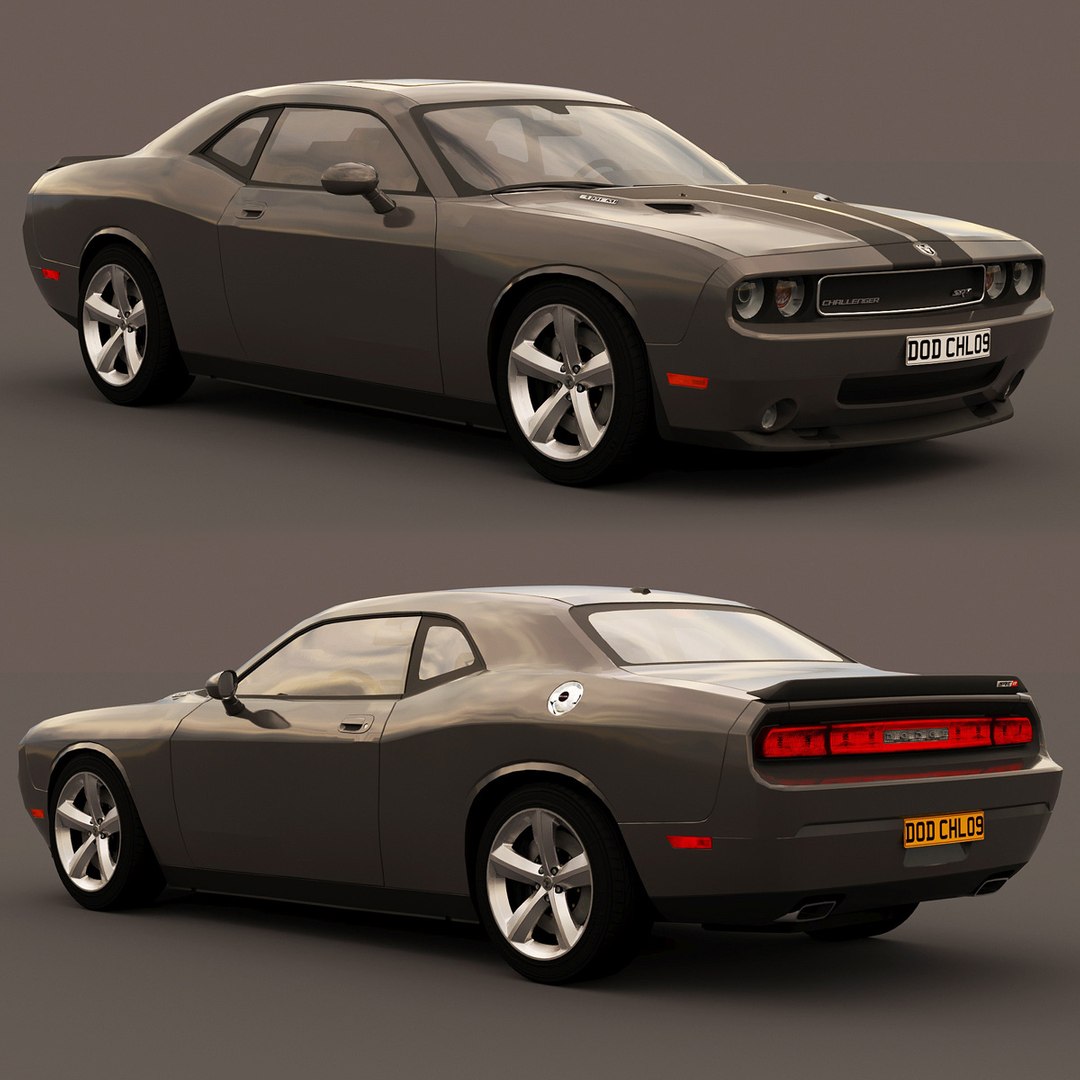 dodge challenger srt8 20093Dモデル - TurboSquid 1987741