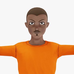 Black Boy Lowpoly