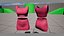 Pink Female Dress 05 for UE5x All MetaHuman Body Ready Rigged Outfit