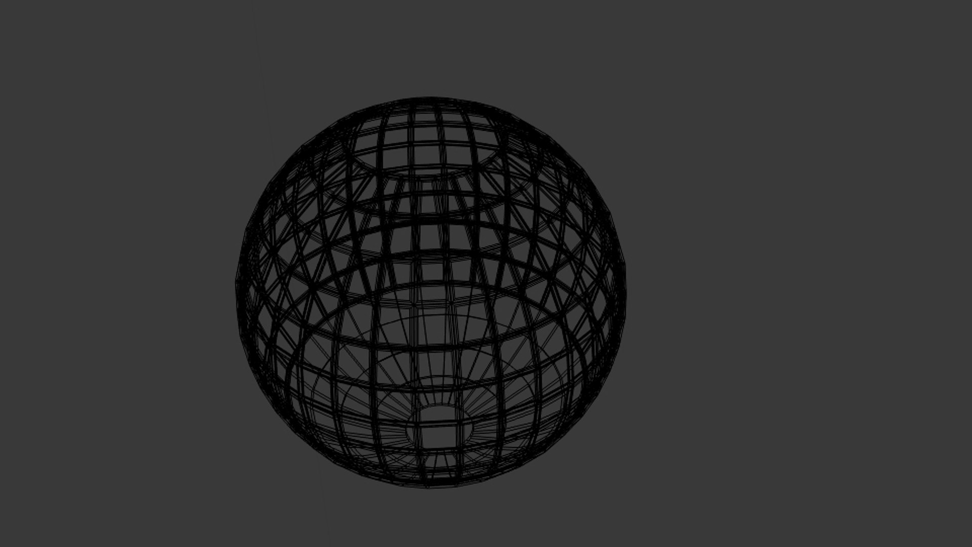 Wire Sphere Bin 3d Model