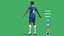 3D 3D Rigged Thiago Silva Chelsea 2024 model