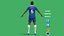 3D 3D Rigged Thiago Silva Chelsea 2024 model