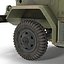 Camión de carga militar m35a2 de EE. UU. Modelo Rigged Camo 3D