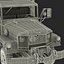 Camión de carga militar m35a2 de EE. UU. Modelo Rigged Camo 3D