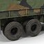 Camión de carga militar m35a2 de EE. UU. Modelo Rigged Camo 3D
