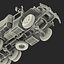 Camión de carga militar m35a2 de EE. UU. Modelo Rigged Camo 3D