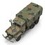 Camión de carga militar m35a2 de EE. UU. Modelo Rigged Camo 3D