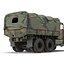 Camión de carga militar m35a2 de EE. UU. Modelo Rigged Camo 3D