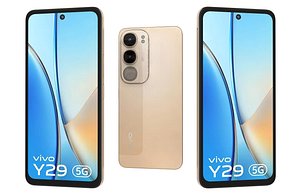 Vivo Y29 Gold Low Poly model